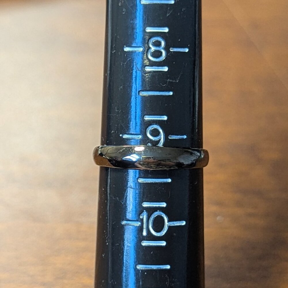 RING 32CT Natural Ghost Quartz 925 Size 9 - Picture 10 of 11